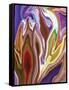 Purple Spring 2-Rabi Khan-Framed Stretched Canvas