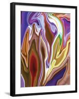 Purple Spring 2-Rabi Khan-Framed Art Print