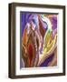 Purple Spring 2-Rabi Khan-Framed Art Print