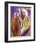 Purple Spring 2-Rabi Khan-Framed Art Print