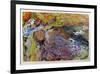 Purple Strokes-Rita Asfour-Framed Collectable Print