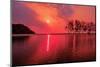 Purple Sunset over the Sea-kalarati-Mounted Premium Photographic Print