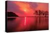 Purple Sunset over the Sea-kalarati-Stretched Canvas