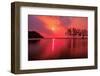 Purple Sunset over the Sea-kalarati-Framed Photographic Print