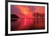 Purple Sunset over the Sea-kalarati-Framed Photographic Print