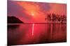 Purple Sunset over the Sea-kalarati-Mounted Photographic Print