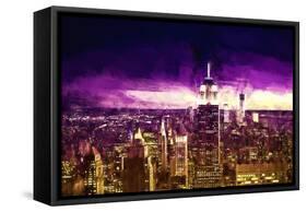 Purple Sunset-Philippe Hugonnard-Framed Stretched Canvas