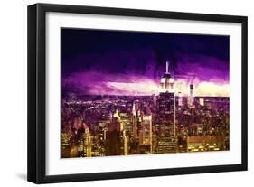 Purple Sunset-Philippe Hugonnard-Framed Giclee Print