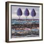 Purple Three-Lisa Frances Judd-Framed Art Print