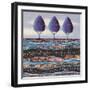 Purple Three-Lisa Frances Judd-Framed Art Print