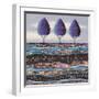 Purple Three-Lisa Frances Judd-Framed Art Print