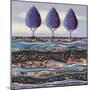 Purple Three-Lisa Frances Judd-Mounted Art Print