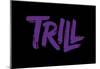 Purple Trill-null-Mounted Poster