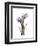 Purple Tulip Portrait 2-Albert Koetsier-Framed Premium Giclee Print