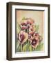 Purple Tulips I-Gwendolyn Babbitt-Framed Art Print