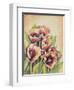 Purple Tulips I-Gwendolyn Babbitt-Framed Art Print