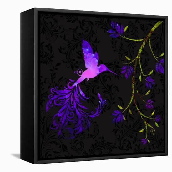 Purple Twilight-Tina Lavoie-Framed Stretched Canvas