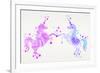 Purple Unicorns-Cat Coquillette-Framed Giclee Print