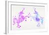 Purple Unicorns-Cat Coquillette-Framed Giclee Print