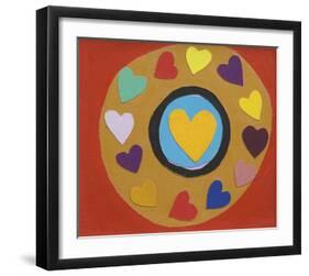 Purple Valentine, Undated-Terry Frost-Framed Giclee Print