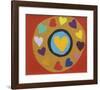 Purple Valentine, Undated-Terry Frost-Framed Giclee Print