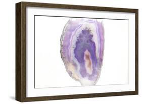 Purple Watercolor Agate I-Susan Bryant-Framed Art Print