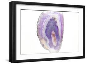 Purple Watercolor Agate I-Susan Bryant-Framed Art Print