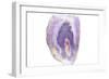 Purple Watercolor Agate I-Susan Bryant-Framed Art Print