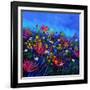 Purple Wild Flowers-Pol Ledent-Framed Art Print