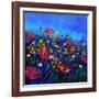 Purple Wild Flowers-Pol Ledent-Framed Art Print