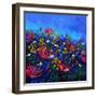 Purple Wild Flowers-Pol Ledent-Framed Art Print