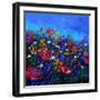 Purple Wild Flowers-Pol Ledent-Framed Art Print