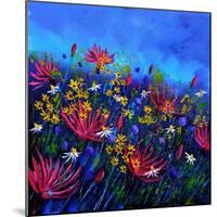 Purple Wild Flowers-Pol Ledent-Mounted Art Print