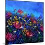 Purple Wild Flowers-Pol Ledent-Mounted Art Print