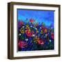 Purple Wild Flowers-Pol Ledent-Framed Art Print