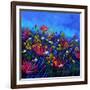 Purple Wild Flowers-Pol Ledent-Framed Art Print