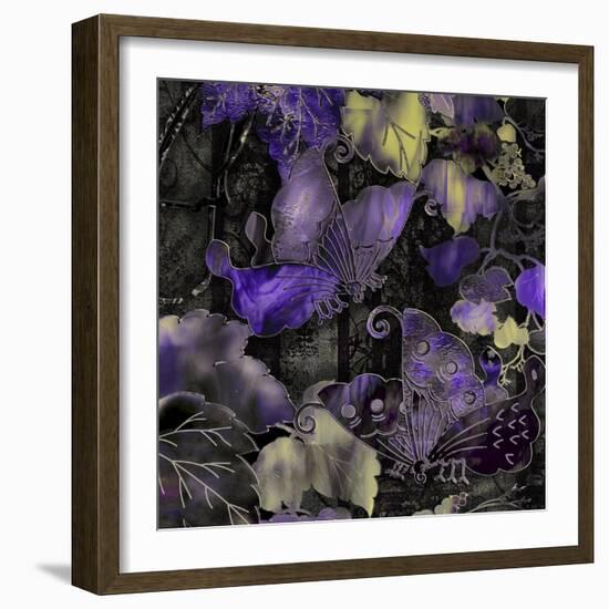 Purple Wings-Mindy Sommers-Framed Giclee Print