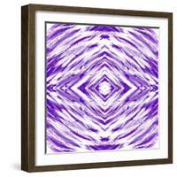 Purple with White Streaks-Deanna Tolliver-Framed Giclee Print