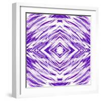 Purple with White Streaks-Deanna Tolliver-Framed Giclee Print