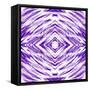 Purple with White Streaks-Deanna Tolliver-Framed Stretched Canvas