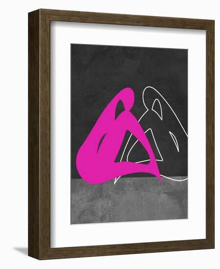 Purple Woman-Felix Podgurski-Framed Art Print