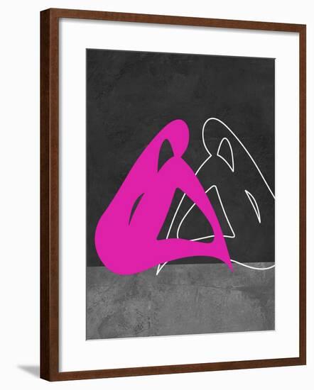 Purple Woman-Felix Podgurski-Framed Art Print