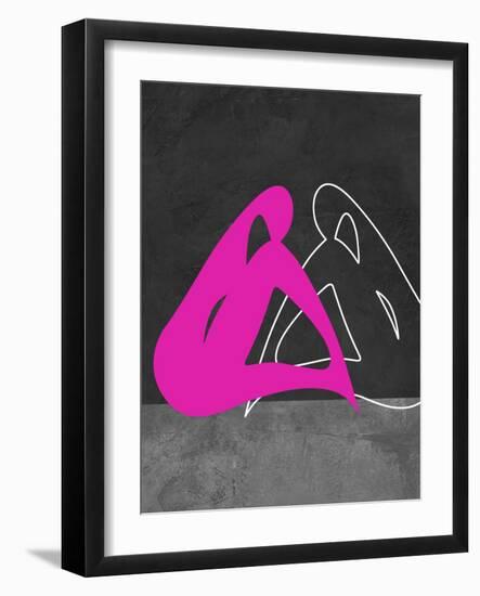 Purple Woman-Felix Podgurski-Framed Art Print