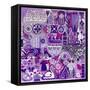 Purple-Oxana Zaiko-Framed Stretched Canvas