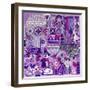 Purple-Oxana Zaiko-Framed Giclee Print
