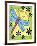 Purplefly-Maria Trad-Framed Giclee Print