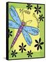 Purplefly-Maria Trad-Framed Stretched Canvas