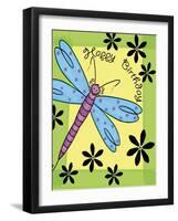 Purplefly-Maria Trad-Framed Giclee Print