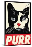 Purr Propaganda-Rachel Caldwell-Mounted Art Print