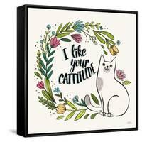 Purrfect Garden IX-Janelle Penner-Framed Stretched Canvas